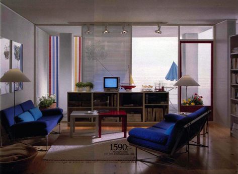 Late 90s Interior Design, 70s Homes, 90s Interior Design, Ikea Vintage, 90s Interior, 80s Interior Design, 90s Decor, 80s Room, Vintage Ikea