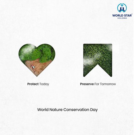 Nature Conservation Day Creative Ads, World Nature Conservation Day Creative, Nature Creative Ads, World Nature Conservation Day Poster, World Conservation Day, Environmental Advertising, Deforestation Poster, World Nature Conservation Day, Nature Conservation Day