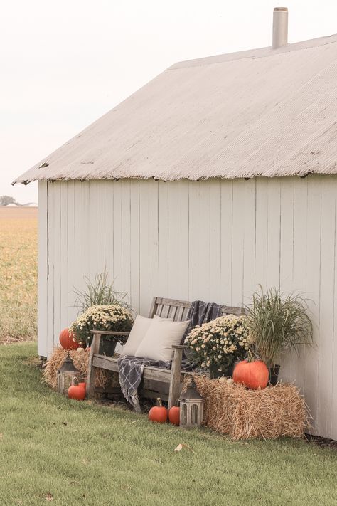 Fall Picture Set Up Ideas, Fall Festival Photo Backdrop Ideas, Fall Outdoor Party Ideas, Fall Photo Booth Ideas, Fall Festival Booth Ideas, Barn Photoshoot Ideas, Barn Party Decorations, Fall Photo Backdrop, Fall Mini Shoot