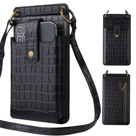 PRICES MAY VARY. Material:The ​cell phone wallet is made of high quality PU leather.Detachable and adjustable shoulder strap，Strap Drop: 12.9"-24.8" Size:3.9" x 7.5" x 1"(10*19*2.5cm),weight:0.33lb(150g),Ideal size fits most smartphones under 6.7 inches with slim phone case,such as iPhone 14 Pro Max, iPhone 14 /14 Pro, iPhone 13 Pro Max, iPhone 13 /13 Pro, iPhone 12/12 Pro, iPhone 12 mini, 12 Pro Max iPhone11/ iPhone 11 Pro/ iPhone 11 Pro Max, etc, and other cell phones with right size Practical Crea Cuir, Girls Messenger Bag, Mobile Bag, Tas Bahu, Mini Messenger Bag, Cell Phone Bag, Crocodiles, Phone Purse, Phone Pouch