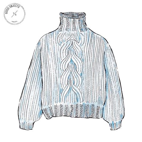 Good objects - I love Mr Mittens cropped cable knit @ilovemrmittens #goodobjects #illustration Good Objects, I Love Mr Mittens, Flat Drawings, Fashion Design Books, Fashion Sketchbook, Fashion Illustration Sketches, Dress Sketches, Fashion Portfolio, Knitwear Fashion