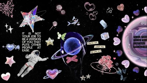 ˚˖𓍢ִ໋🦢˚🌕ִֶָ☾♡ Dekstop Inspiration Aesthetic, Wallpaper Backgrounds Pc Aesthetic, Cosmos Wallpaper Aesthetic, Planets Desktop Wallpaper, Space Wallpaper Aesthetic Desktop, Lock Screen Wallpaper Laptop Aesthetic, Computer Design Background, Wallpaper Laptop Lockscreen, Acer Laptop Wallpaper