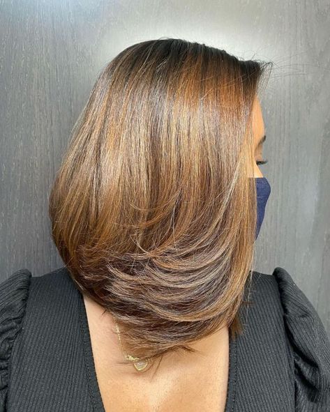 25 Hair Colors for Dark Skin Tones to Swoon Over | Hair color for black hair, Hair color for dark skin, Black women hair color Hair Color For Dark Skin Tone, Hair Colors For Dark Skin, Hair Color For Brown Skin, Black Women Hair Color, Hair Color For Dark Skin, Honey Brown Hair, Colors For Dark Skin, Honey Blonde Hair, Hair Color For Women