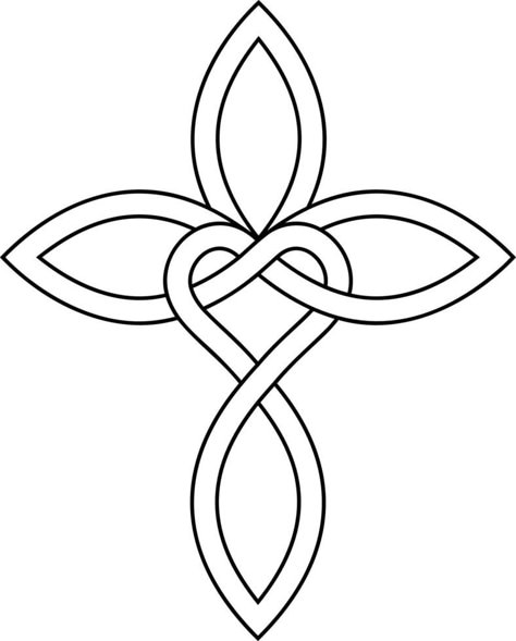 Sign infinite love God, heart with infinity symbol cross Infinity Cross Heart Tattoo, Celtic Cross Tattoo Feminine, Infinity Drawing, Eternal Love Symbol, Infinity Drawings, Infinity Sign Tattoo, Celtic Cross Tattoos, Eternity Symbol, Infinity Cross