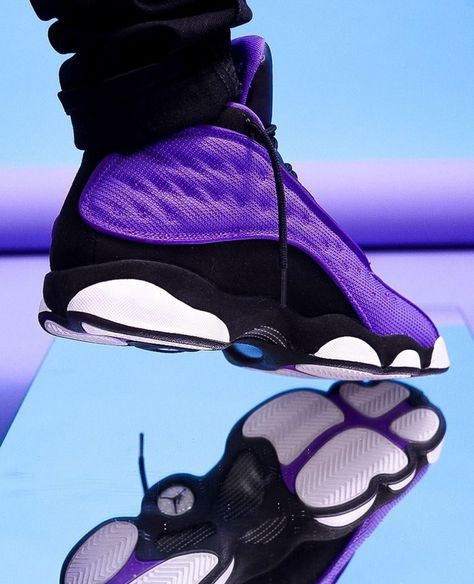 Jordan 13 Purple 🔮 @introevolution1 #onlyreal Tenis Jordan Retro, Retro 13, Jordan Retro 4, Retro 4, Jordan 13 Retro, Jordan 13, Jordan Retro, Hottest Trends, Jordan