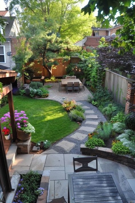 best garden ideas for home  how to design a garden small garden ideas ] home garden design Narrow Backyard Ideas, Small Garden Pergola, Townhouse Garden, Narrow Garden, Garden Corner, Backyard Garden Layout, Garden Hacks, Diy Backyard Landscaping, Big Garden