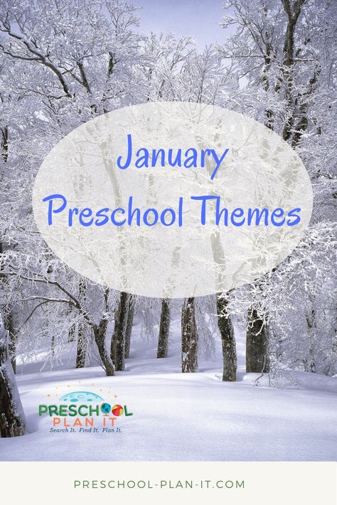 Themes For School, Preschool Monthly Themes, January Preschool Themes, January Lesson Plans, January Preschool, All About Me Preschool Theme, Daycare Lesson Plans, November Bulletin Boards, Winter Lesson Plan