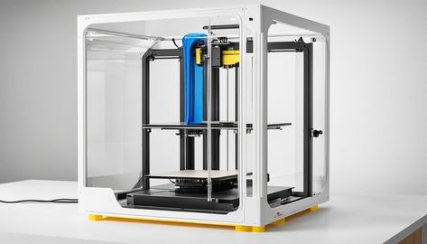 Ikea 3D Printer Enclosure: Sleek &amp; Functional Design 3d Printer Enclosure, Health Kit, Lack Table, Ikea Lack Table, Plexiglass Sheets, Ikea Lack, Building Costs, Cable Cover, 3d Printing Technology