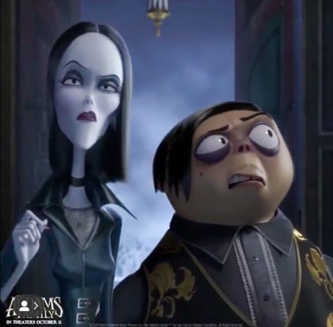 Morticia & Gomez Addams | The Addams Family (2019) The Addams Family Animation, The Addams Family Cartoon, Morticia Gomez Addams, The Addams Family 2019, Addams Family 2019, Addams Family Cartoon, Addams Family Characters, Morticia Gomez, Morticia And Gomez