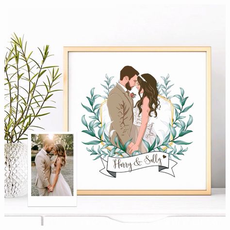 Custom portrait of couple, Custom couple illustration, Personalized portrait with pet, family illustration, wedding gift, wedding portrait, Custom Couple Illustration, Custom Portrait Illustration, Wedding Painting, Faceless Portrait, Couple Illustration, Couple Portrait, Custom Family Portrait, Family Illustration, Portraits From Photos