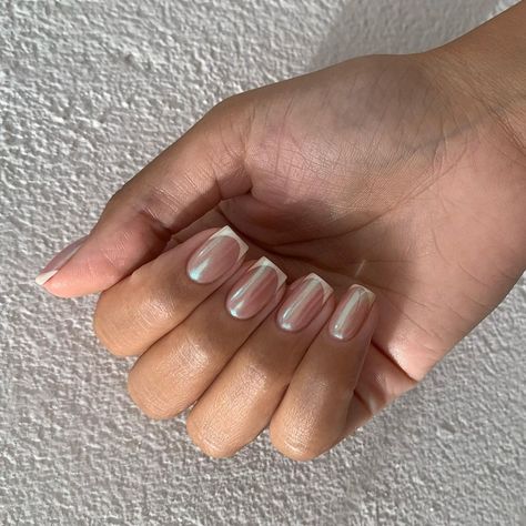 Short Nail Designs Summer, Short Nails Ideas Autumn, Short Nail Shapes, French Tip Nails Square, Short Nails Manicure, Nails Ideas Autumn, Short Nails Acrylic, Short French Nails, Short Nails Ideas