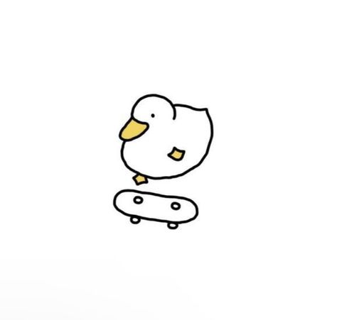 Tiny Duck Drawing, Silly Goose Drawing, Little Duck Drawing, Cartoon Duck Drawing, Duck Cartoon Drawing, Duck Drawing Cute, Cute Duck Drawing, Duck Outline, Duck Doodle