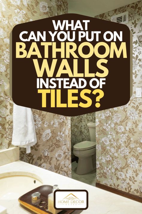 What Can You Put On Bathroom Walls Instead Of Tiles? Bathroom Wall Coverings, Bathroom Wall Panels, Diy Accent Wall, Pvc Wall Panels, Bathroom Walls, Cheap Bathrooms, Japanese Zen, Diy Pool, What To Use