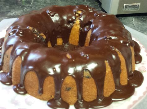 Chocolate Glaze for Bundt Cakes Recipe | Just A Pinch Recipes Bundt Cake Glaze, Chocolate Glaze Recipes, Coconut Dessert, Glaze For Cake, Chocolate Bundt Cake, Chocolate Icing, Bundt Cakes Recipes, Just A Pinch, Chocolate Glaze