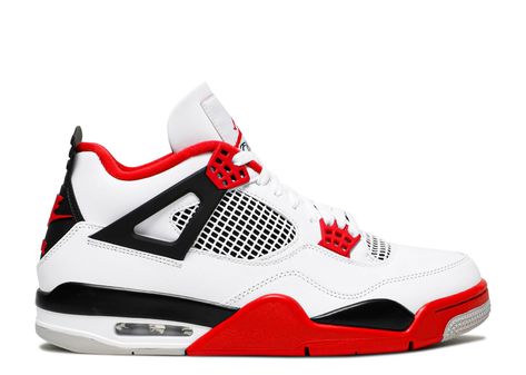 High Top Air Jordan Sneakers | Flight Club Jordan 4 Retro Fire Red, Jordan 4 Fire Red, Paterson Nj, Jordan 4’s, New Nike Air Force, Jordan 4s, Flight Club, Nike Waffle, Cute Nike Shoes