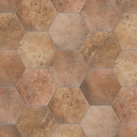 Pave Tile, Stone Look Wall, Terracotta Floor, Historic Renovation, Matte Tile, Merola Tile, Tile Saw, Porcelain Floor, Hexagon Tiles