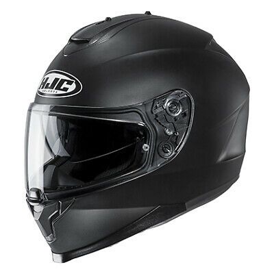 (eBay) HJC C-70 Solid & Semi-Flat Helmet Md Matte Black Hjc Helmets, Full Face Motorcycle Helmets, Black Helmet, Motorbike Helmet, Black Motorcycle, Full Face Helmets, Ventilation System, Helmet Accessories, Motorcycle Helmets