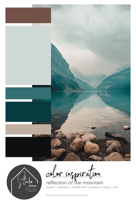 Dark Teal Color Pallet, Teal House Color Scheme, Grey And Blue Color Scheme, Grey Teal Color Palette, Tahoe Color Palette, Teal Navy Color Palette, Slate Blue Palette, Teal And Neutral Color Palette, Boho Blue Color Palette