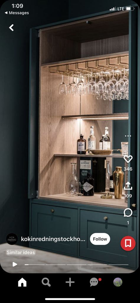 Bar Cupboard, Wine Station, Coffee Station Kitchen, Whiskey Room, Pantry Remodel, Bedroom Cupboard Designs, Home Bar Designs, Living Room Bar, Drinks Cabinet