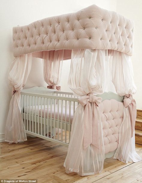 Luxury Bassinet, Luxury Baby Crib, Luxury Crib Bedding, Luxury Baby Nursery, Girl Cribs, Girl Nursery Room, Baby Crib Bedding, Baby Cot, Nursery Baby Room