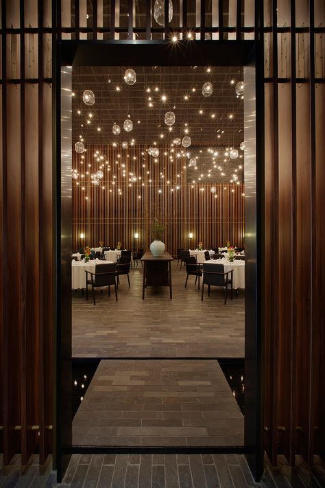 Neri&Hu – The Feast | YAN Restaurant Main Dining Room, Architectural Design Studio, Hotel Ballroom, Interior Architects, Neri Hu, Wooden Room, Restaurant Ideas, Inside Interiors, Interior Architect