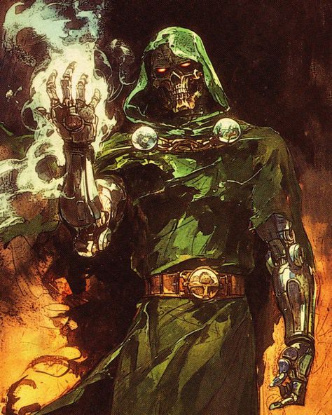 Doctor Doom Art, Doctor Doom Marvel, Spawn Comics, Dr Doom, Doctor Doom, Marvel Tattoos, Mf Doom, Marvel Villains, Marvel Comics Wallpaper