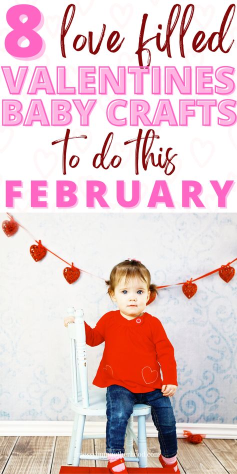 Infant Valentine Crafts Infant Valentine Crafts, Crafts Infants, Baby Fall Crafts, Baby Keepsake Crafts, Newborn Crafts, Baby Valentines Gifts, Baby Christmas Crafts, Baby Handprint Crafts, Valentine Gift For Dad