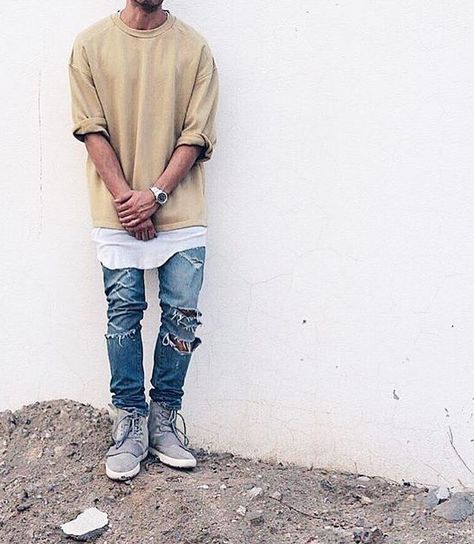 Yeezy 750 fit Yeezy 750 Outfit Men, Yeezy 750 Outfit, Modern Grunge Outfits, Yeezy Outfits, Men Street Look, Best White Jeans, Modern Grunge, Yeezy 750, Mens Casual Jeans