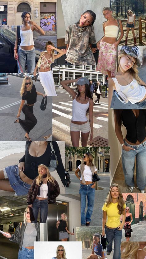 #fyp #viral #fashion #fashioninpo #coolgirl #style #cleangirl #cutefits #basicfit #summerfits Streetsyle Summer Outfits, Nyc Summer Fits, Summer Study Outfit, Summer In New York Outfits, Different Fashion Aesthetics, Summer New York Outfits, Berlin Style, New York Outfits, European Summer Outfits