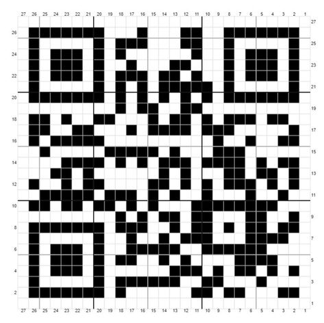 A QR for Rick Astley's Never Gonna Give You Up on YouTube. Crochet Grid Patterns, Rick Roll, Stitch Fiddle, Flower Snowflake, Cross Stitch Pattern Maker, Graph Crochet, Pixel Art Templates, Pixel Crochet, Pixel Art Grid