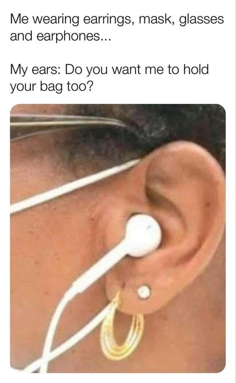 Crazy Earrings, 2020 Memes, Crazy Funny Memes, Memes Humor, Really Funny Memes, Funny Pins, Bones Funny, Funny Things, Funny Posts