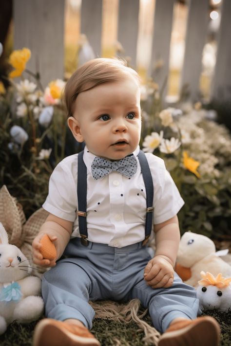 50+ Cute Easter Baby Boy Photoshoot Ideas - In The Playroom Baby Boy Spring Photoshoot, Easter Boy Photoshoot, Easter Baby Boy Photoshoot, Easter Kids Photoshoot, Boy Easter Pictures, Easter Photoshoot Toddler, Easter Pictures For Kids, Toddler Easter Pictures, Easter Photoshoot Ideas Kids