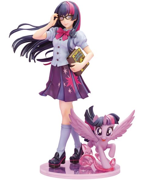 PRICES MAY VARY. A Kotobukiya Japanese import Based on her human appearance in Equestria Girls Twilight Sparkle's kindness and delicacy are expertly translated into statue form Includes a pony version of Twilight Sparkle Measures approximately 8.46” tall Mlp Anime, My Little Pony Twilight Sparkle, My Little Pony Figures, 귀여운 음식 그림, My Little Pony Equestria, My Little Pony Twilight, Equestrian Girls, Figure Anime, Anime Decor