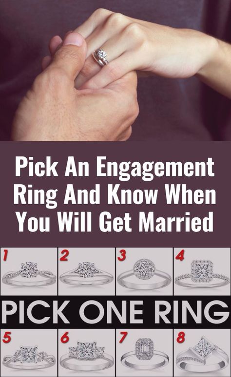 Pick An Engagement Ring And Know When You Will Get Married Buzz Quiz, Get Engaged, One Ring, Pick One, Got Married, Engagement Ring, Engagement Rings, Ring