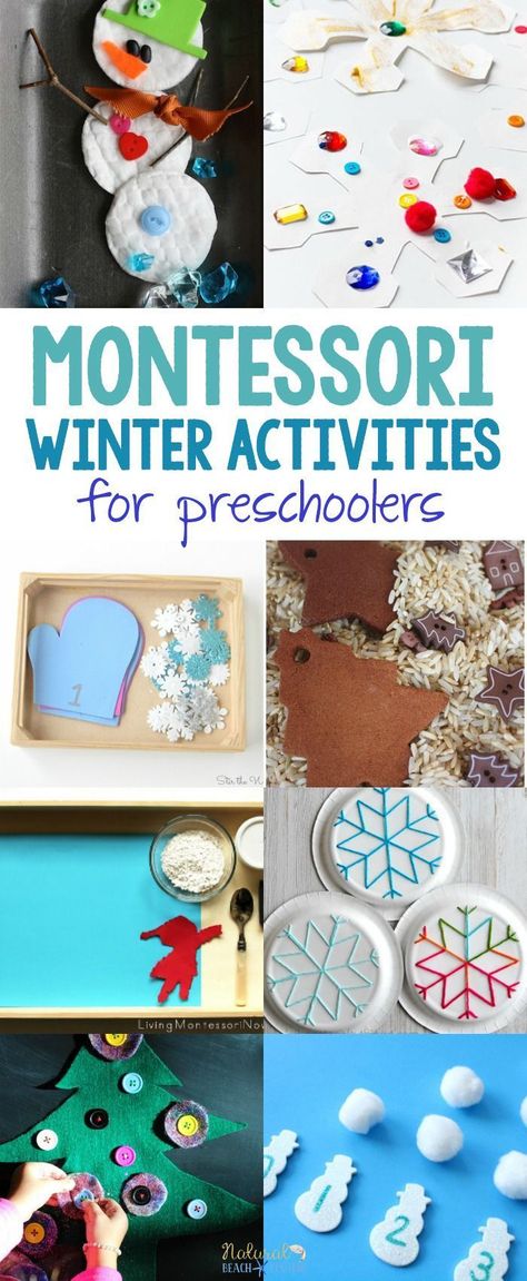 Montessori Winter Activities, Winter Activities For Preschool, Snowflake Activities, Thema Winter Im Kindergarten, Winter Sensory Bin, Montessori Crafts, Kindergarten Montessori, Montessori Work, Winter Sensory