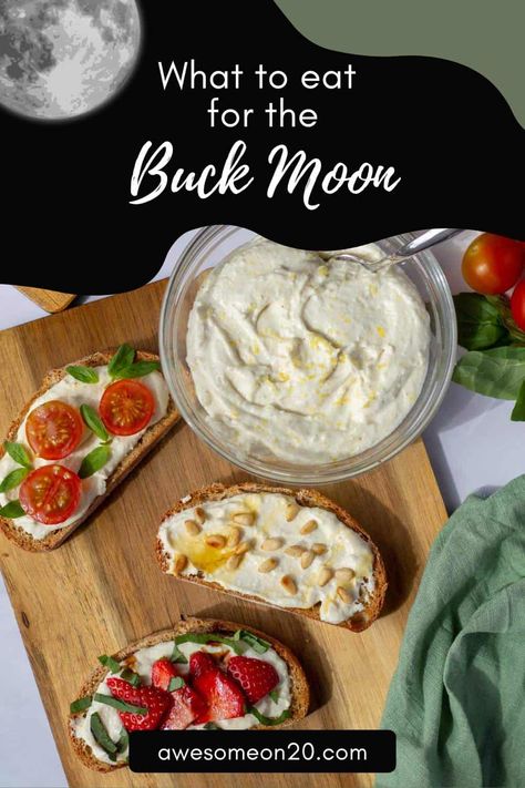 The July full moon calls us to proudly show off our growth. I've got 100 ideas for what to eat for the Buck Moon, and they're all totally awesome. Let's get into it. #buckmoon #kitchenwitchcraft #summerrecipes Full Moon Foods, Basil Infused Water, July Full Moon, Hunter Moon, Kitchen Magick, Buck Moon, Moon Food, Lemon Garlic Pasta, Summer Breakfast