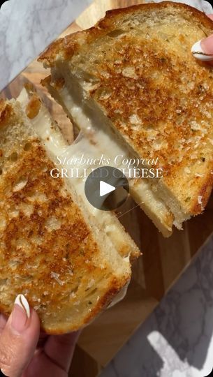 100K views · 1.6K reactions | Starbucks Grilled Cheese 🧀 episode 8 of my grilled cheese was request on TikTok for this copycat recipe! There's a delicious blend of white cheddar, mozzarella on sourdough bread. I added garlic herb butter & grated parmesan on top. So cheesy & DELICIOUS🤌🏼  #grilledcheese #sandwiches #easyrecipes #quickrecipes #latenightsnack #snackideas #easydinner #dinnerideas | Sheila Williams | Dario Lessing · Elfe Starbucks Grilled Cheese, Fontina Grilled Cheese, 100k Views, Garlic Herb Butter, Late Night Snacks, White Cheddar, Herb Butter, Sourdough Recipes, Garlic Herb