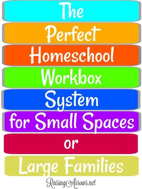 If you think the workbox system for homeschool organization could never work for you because you have a large family or live in a small house, think again! via @amyraisingarrows Workboxes Homeschool, Homeschool Organization For Small Spaces, Workbox System, Organization For Small Spaces, Online School Organization, Homeschool Supplies, A Small House, Large Families, How To Start Homeschooling