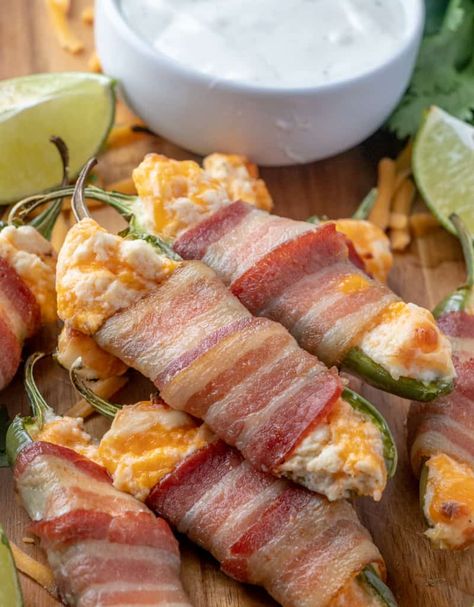 Wrapped Jalapeno Poppers, Keto Ingredients, Slow Cooker Red Beans, Bacon Egg Salad, Healthy Apps, Bacon Wrapped Jalapeno Poppers, Pecan Sticky Buns, Bacon Wrapped Jalapenos, Jalapeño Poppers