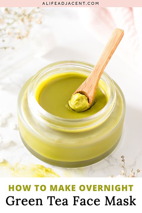 Moisturizer Diy, Diy Green Tea, Tea Face Mask, Milk Bath Recipe, Green Tea Face Mask, Overnight Face Mask, Lavender Recipes, Salve Recipes, Green Tea Face