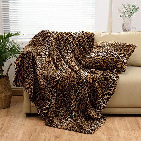 PRICES MAY VARY. SOFTER AND WARMER: BNuitland Leopard Blanket is made of 300 GSM super soft high quality Flannel, Our double-sided Leopard blanket is made of 100% skin friendly which keep you cozy in all season. You can use the Leopard Print Throw for Wearable Blanket, Sofa/Couch Throw, Bed Blanket, Travel Blanket, Pet Blanket, Picnic Blanket, home decor and so on. PERFECT GIFT: Our Leopard Print blanket is a real fantastic gift for kids, Teenagers, Adults, Girls, Women or anyone you cherished. Cheetah Print Blanket, Sofa Blanket, Print Blanket, Flannel Throw, Cheetah Print, Leopard Print, Throw Blanket, Double Sided, Sofa