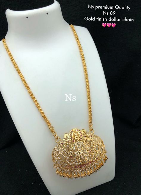 Dollar Chain Gold, Dollar Chain Gold Indian, Dollar Chain, Trendy Silver Jewelry, Jewel Design, 1 Gram Gold Jewellery, Gold Jewels Design, Gold Bangles For Women, Diamond Pendants Designs