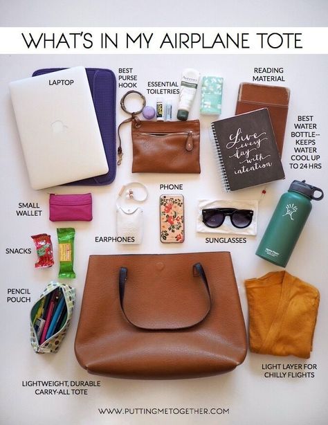 Carry On Tote, Airplane Essentials, Travel Checklist, Travel Website, Packing Tips For Travel, Packing Tips For Vacation, What To Pack, Travel Light, Travel Packing