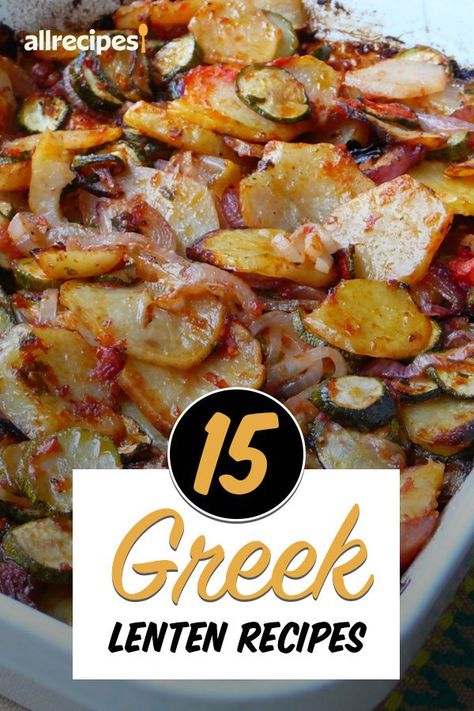 Lent Dinner Ideas, Lenten Desserts, Orthodox Lenten Recipes, Vegetarian Greek Recipes, Greek Easter Recipes, Greek Vegetables, Mediterranean Recipes Healthy, Greek Recipes Authentic, Lenten Recipes