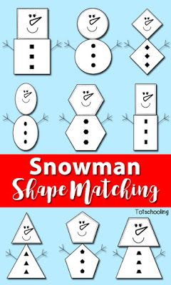 Winter Lesson Plan, Winter Theme Preschool, Learn Shapes, Snowmen Activities, Winter Activities Preschool, Winter Classroom, Winter Kindergarten, Winter Math, Winter Activities For Kids