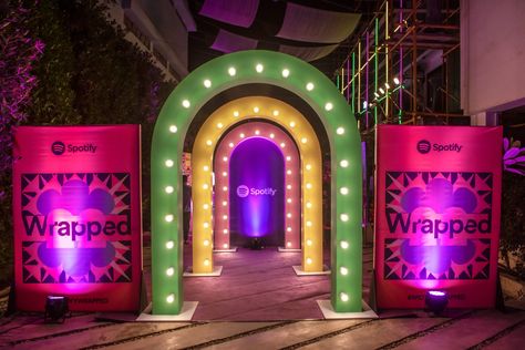 Spotify Wrapped 2022 Spotify Wrapped 2022, Spotify Event, Rana Pratap, Arch Gate, Spotify Wrapped, Exhibition Display Design, Futuristic Concept, Xmas 2024, Gala Ideas