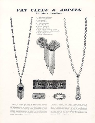 Van Cleef & Arpels 1926 Pendants Chain Brooch, Bracelet Art Deco Style Jewelry Van Cleef, 20s Jewelry, Jewellery Illustration, Chain Brooch, Jewellery Advertising, Jewelry Facts, Van Cleef And Arpels Jewelry, Character Words, Van Cleef & Arpels