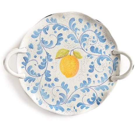 Amalfi Cake, Italian Dinnerware, Riviera Style, Handmade Dinnerware, Lemon Blossoms, Keramik Design, Ceramics Pottery Art, The Amalfi Coast, Italian Ceramics