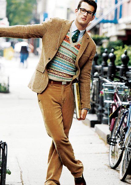 Fancy Sweater, Outfits Hombre, Sweater Vests, Blue Long Sleeve Shirt, Ivy League, Gentleman Style, Mens Fashion Shoes, Looks Style, Men Looks