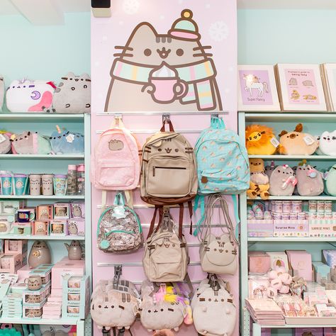 Pusheen : Pusheen Has Transformed the ARTBOX Cafe into a Winter Wonderland! - Pusheen Pusheen Room Decor, Pusheen Bedroom Ideas, Pusheen Aesthetic, Artbox Cafe, Pusheen Merch, Pusheen Backpack, Pusheen Collection, Pusheen Shop, Pusheen Plush